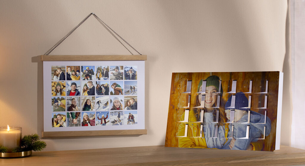 Quadro con scatti di amici che condividono momenti di gioia